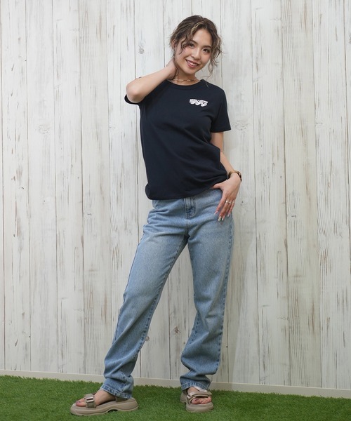 ROXY(ロキシー)の「ROXY/ロキシー バックプリントTシャツ RST251652M(Tシャツ/カットソー・レディース・ホワイト/ブラック・L/M)」の15枚目の写真