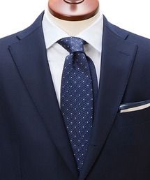 Cricket（クリケット）の「【CRICKET】クリケット フレスコ織り ドット×ムジ クレリックネクタイ（ネクタイ）」