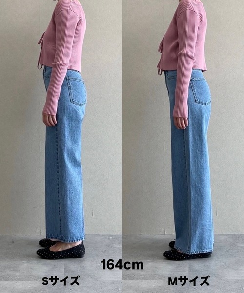 mysty woman(ミスティウーマン)の「セットアップ着用可・KUROKIデニムパンツ 253681(デニムパンツ・レディース・インディゴブルー/ブルー/ブラック・MEDIUM/SMALL)」の11枚目の写真