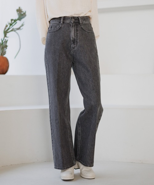 mysty woman(ミスティウーマン)の「セットアップ着用可・KUROKIデニムパンツ 253681(デニムパンツ・レディース・インディゴブルー/ブルー/ブラック・MEDIUM/SMALL)」の18枚目の写真