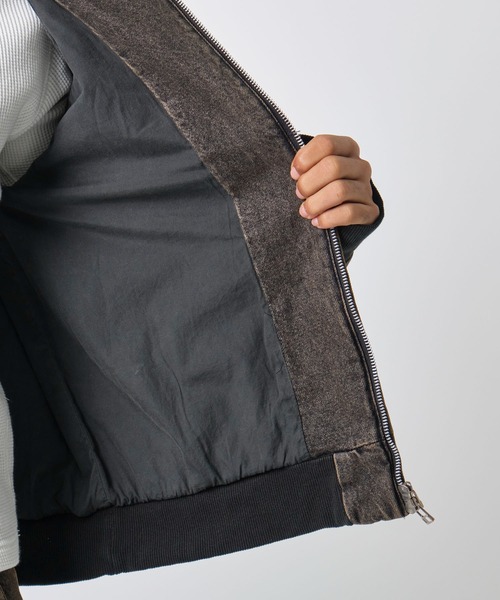 ジャケット・アウター NVRFRGT Denim Hooded Work Jacket 別注 DENIM HOODED WORK JACKET（ブルゾン）｜NVRFRGT（ネヴァー