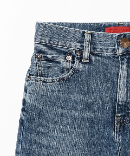 Ray BEAMS（レイビームス）の「RED CARD TOKYO / Peace ルーズフレア デニムパンツ（デニムパンツ・レディース・ブルー・23/22/25/24）」の7枚目の写真