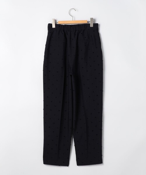 ノーリーズ　ウォッシャブルドットツッキリツータックパンツ ／38 NOLLEY'S｜《セットアップ対応》ウォッシャブルドットツッキリ