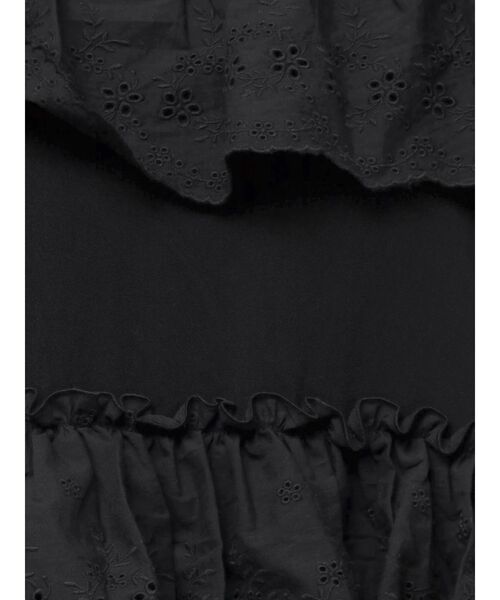 merry jenny（メリージェニー）の「イレギュラーキャミワンピース（ワンピース・レディース・その他1/ブラック/オフホワイト・FREE）」の9枚目の写真