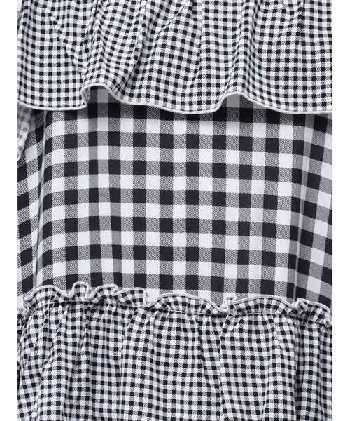 merry jenny（メリージェニー）の「イレギュラーキャミワンピース（ワンピース・レディース・その他1/ブラック/オフホワイト・FREE）」の10枚目の写真