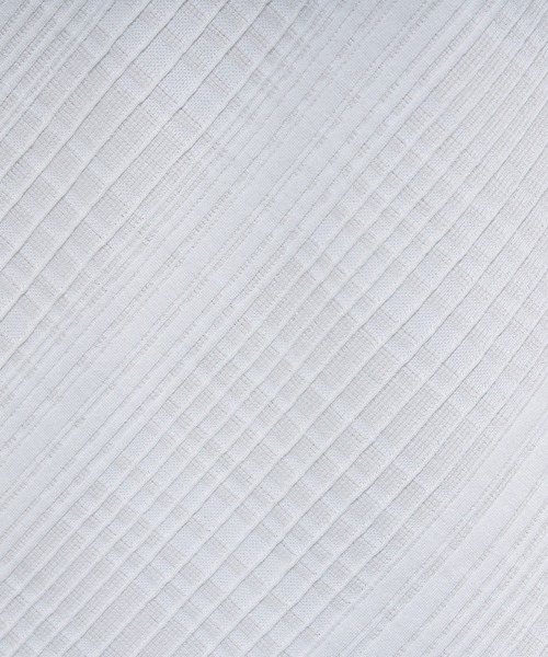 HIDEAWAYS NICOLE（ハイダウェイニコル）の「バイアスブリスターチェックJQVネック半袖プルオーバー（Tシャツ/カットソー・メンズ・ホワイト×ピンク/ブラック×ホワイト/ホワイト×グレー/ホワイト×ブラック/ホワイト×ブルー・LARGE/MEDIUM/X-LARGE）」の14枚目の写真