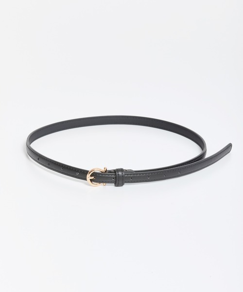 NOELA（ノエラ）の「ゴールド金具ナローベルト（ベルト・レディース・ブラウン/ブラック・フリー）」の5枚目の写真