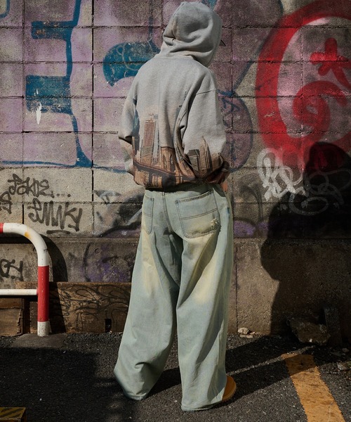 URBAN CITY 裏起毛　ジャケット　フーディ　アメカジ　古着 低 価格ファッション - URBAN CITY 裏起毛 ジャケット フーディ