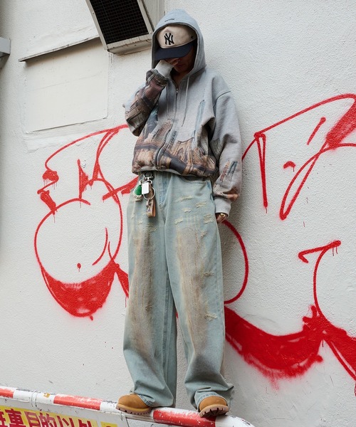 URBAN CITY 裏起毛　ジャケット　フーディ　アメカジ　古着 低 価格ファッション - URBAN CITY 裏起毛 ジャケット フーディ