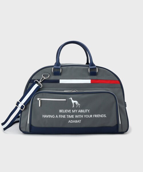 adabat（アダバット）の「【新レーベル ADABAT NAVY】トリコロールボストンバッグ（ボストンバッグ・メンズ・ブラック/ダークグレー/ネイビー・00）」の16枚目の写真