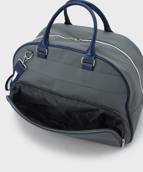 adabat（アダバット）の「【新レーベル ADABAT NAVY】トリコロールボストンバッグ（ボストンバッグ・メンズ・ブラック/ダークグレー/ネイビー・00）」の5枚目の写真