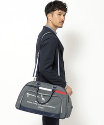 adabat（アダバット）の「【新レーベル ADABAT NAVY】トリコロールボストンバッグ（ボストンバッグ）」
