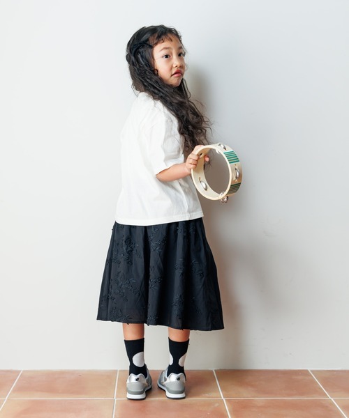 MAKE YOUR DAY（メイクユアデイ）の「シルバープリント半袖Tシャツ■80～140cm（Tシャツ/カットソー・キッズ・チャコールグレー/オフホワイト・80/90/100/110/120/130/140）」の12枚目の写真