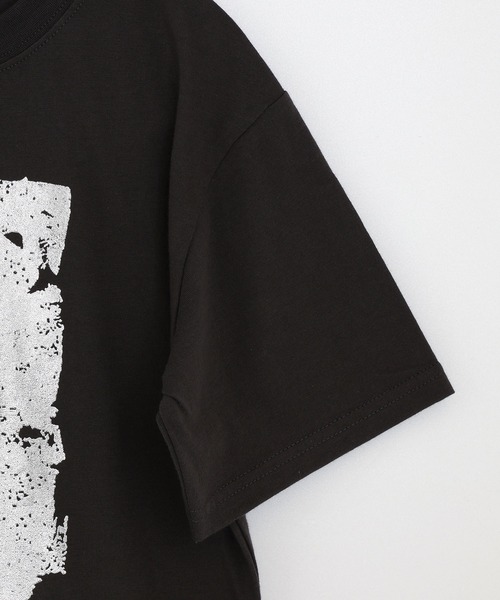 MAKE YOUR DAY（メイクユアデイ）の「シルバープリント半袖Tシャツ■80～140cm（Tシャツ/カットソー・キッズ・チャコールグレー/オフホワイト・80/90/100/110/120/130/140）」の15枚目の写真