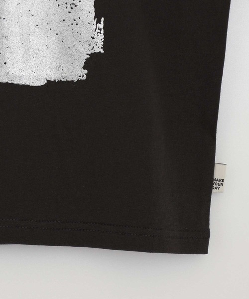 MAKE YOUR DAY（メイクユアデイ）の「シルバープリント半袖Tシャツ■80～140cm（Tシャツ/カットソー・キッズ・チャコールグレー/オフホワイト・80/90/100/110/120/130/140）」の16枚目の写真