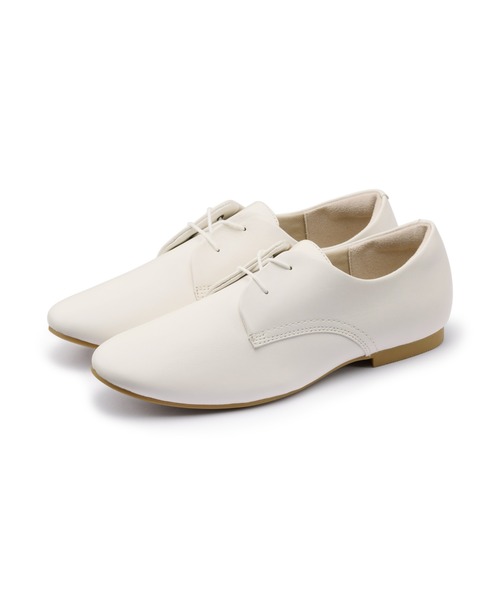 無印良品（ムジルシリョウヒン）の「婦人　疲れにくい　レザーシューズ（その他シューズ・レディース・ブラック/オフホワイト・23.0cm/23.5cm/24.0cm/24.5cm）」の2枚目の写真