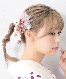SOUBIEN(ソウビエン)のflower髪飾り3点セット(和装小物)