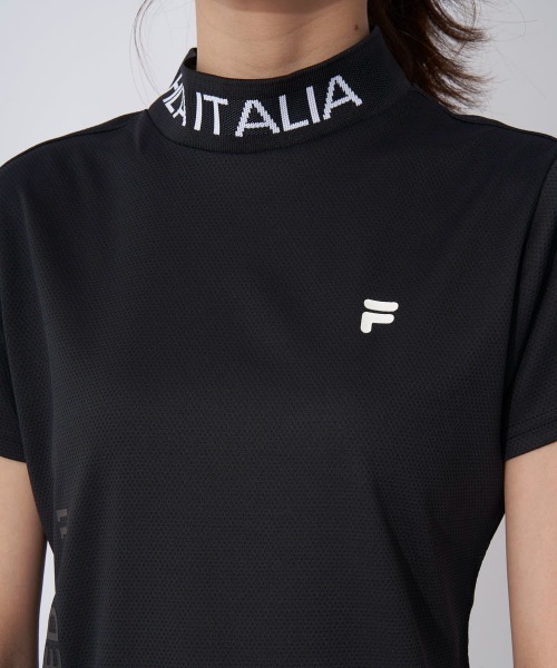FILA GOLF（フィラゴルフ ）の「リブ衿半袖モックネックシャツ（シャツ/ブラウス・レディース・ピンク/ホワイト/ブラック・MEDIUM/LARGE/SMALL/X-SMALL）」の20枚目の写真
