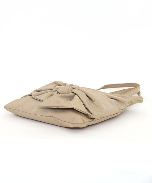 SMIR NASLI(サミールナスリ)の「ボリュームリボントートバッグ/A4対応(トートバッグ・レディース・ブラック/ベージュ/ラベンダー/グレー・FREE)」の16枚目の写真