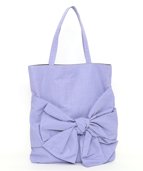 SMIR NASLI(サミールナスリ)の「ボリュームリボントートバッグ/A4対応(トートバッグ・レディース・ブラック/ベージュ/ラベンダー/グレー・FREE)」の17枚目の写真