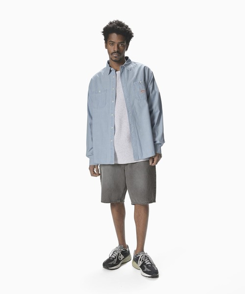 thisisneverthat(ディスイズネバーザット)の「Washed Denim Short(デニムパンツ・メンズ・ブラック/ライトブルー/グレー/ブルー・L/M/S/XL)」の9枚目の写真