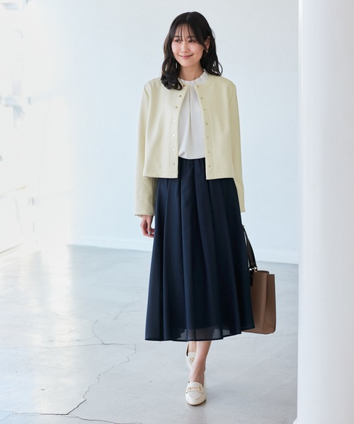 ROPE' PICNIC(ロペピクニック)の「マシュマロカーディーブルゾン(ブルゾン・レディース・チャコールグレー/キナリ/ベージュ系その他2・38)」の10枚目の写真