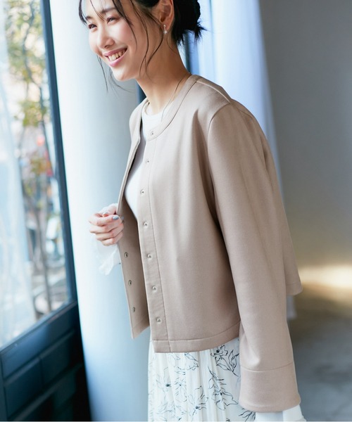 ROPE' PICNIC(ロペピクニック)の「マシュマロカーディーブルゾン(ブルゾン・レディース・チャコールグレー/キナリ/ベージュ系その他2・38)」の18枚目の写真