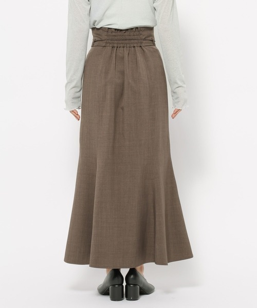 mysty woman（ミスティウーマン）の「【セットアップ着用可】ハイウエストマーメイドスカート  320384（スカート・レディース・グレー/チャコールグレー/グリーン・FREE）」の10枚目の写真