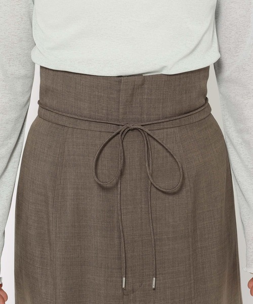 mysty woman（ミスティウーマン）の「【セットアップ着用可】ハイウエストマーメイドスカート  320384（スカート・レディース・グレー/チャコールグレー/グリーン・FREE）」の9枚目の写真