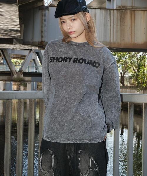 SHORT ROUND(ショートラウンド)の「SHORT ROUND/ケミカルウォッシュグラフィックT(Tシャツ/カットソー・メンズ・ブラック/グレー・MEDIUM/LARGE)」の19枚目の写真