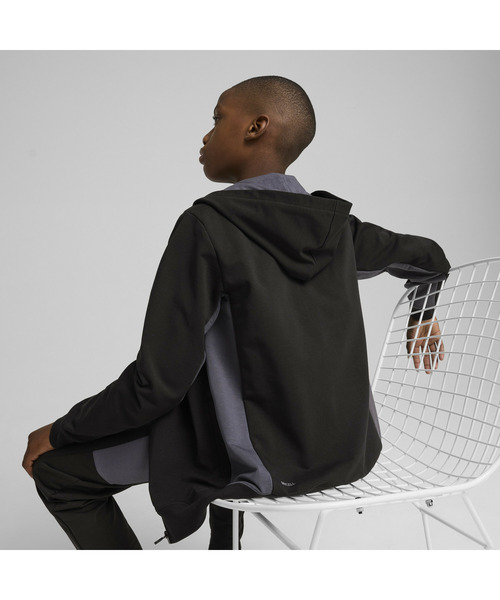 PUMA(プーマ)の「PUMA プーマ ボーイズ アクティブ スポーツ グラフィック フーディ 120-160cm(パーカー・キッズ・グリーン系その他/ブラック・120/130/160/150/140)」の6枚目の写真