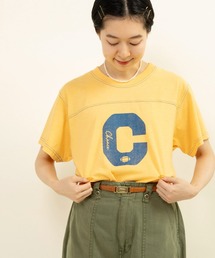 19/-ECO天竺 レタードTシャツ