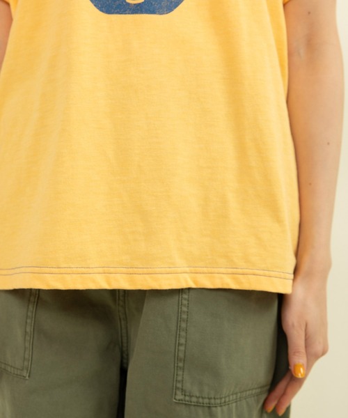 19/-ECO天竺 レタードTシャツ（Tシャツ/カットソー）｜CHILD