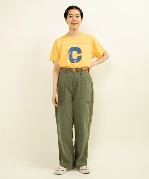 tシャツ 19/-ECO天竺 レタードTシャツ レディース 19/-ECO天竺 レタードTシャツ（Tシャツ/カットソー）｜CHILD