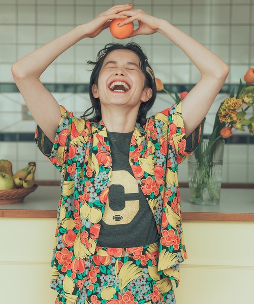 19/-ECO天竺 レタードTシャツ（Tシャツ/カットソー）｜CHILD