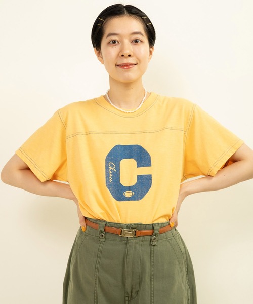 19/-ECO天竺 レタードTシャツ（Tシャツ/カットソー）｜CHILD