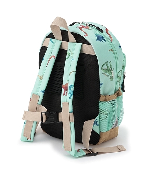 kladskap（クレードスコープ）の「恐竜総柄リュック（バックパック/リュック・キッズ・エメラルド/ベージュ・M/SS/S）」の3枚目の写真