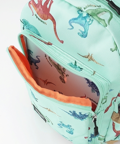kladskap（クレードスコープ）の「恐竜総柄リュック（バックパック/リュック・キッズ・エメラルド/ベージュ・M/SS/S）」の9枚目の写真
