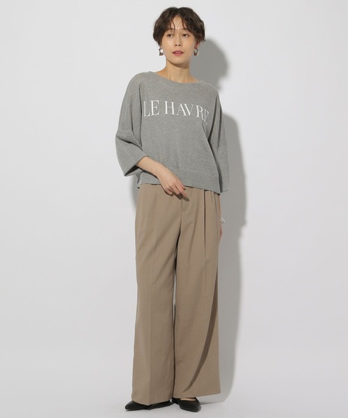 Elura(エルーラ)の「リネンコンワイドパンツ/316564(その他パンツ・レディース・チャコールグレー/ブラウン系その他/ライトベージュ・MEDIUM/LARGE/FREE(S))」の17枚目の写真