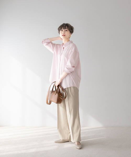 Elura(エルーラ)の「リネンコンワイドパンツ/316564(その他パンツ・レディース・チャコールグレー/ブラウン系その他/ライトベージュ・MEDIUM/LARGE/FREE(S))」の22枚目の写真