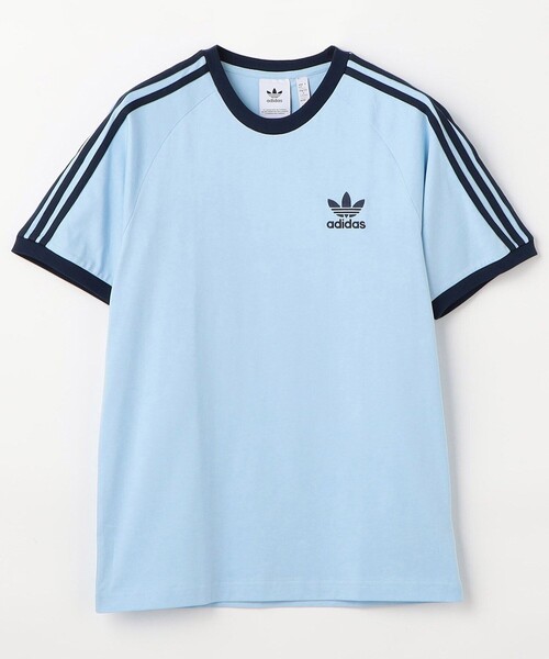 adidas(アディダス)の「adidas/アディダス 3-STRIPES TEE(Tシャツ/カットソー・メンズ・ブラウン/ホワイト/ネイビー/ブルー/サックスブルー/オリーブ/ブラック/グリーン/レモンイエロー・X-LARGE/LARGE/MEDIUM)」の7枚目の写真