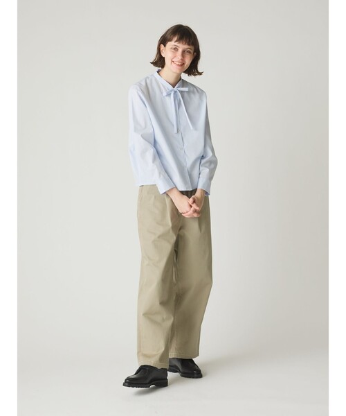 MidiUmi(ミディウミ)の「MidiUmi SOILストレートパンツ(その他パンツ・レディース・ベージュ/ネイビー・FREE)」の17枚目の写真