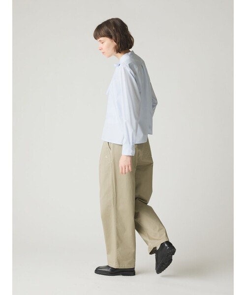 MidiUmi(ミディウミ)の「MidiUmi SOILストレートパンツ(その他パンツ・レディース・ベージュ/ネイビー・FREE)」の15枚目の写真