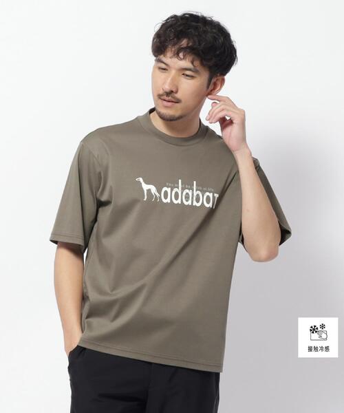 adabat（アダバット）の「接触冷感 アイスクリアコットンTシャツ（Tシャツ/カットソー・メンズ・ブラック/ホワイト/カーキ系6・46/50/48）」の3枚目の写真
