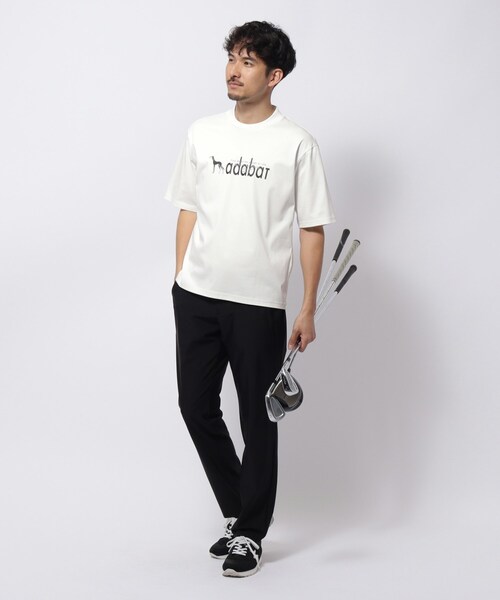 adabat（アダバット）の「接触冷感 アイスクリアコットンTシャツ（Tシャツ/カットソー・メンズ・ブラック/ホワイト/カーキ系6・46/50/48）」の7枚目の写真