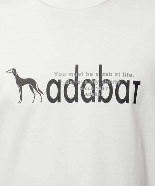 adabat（アダバット）の「接触冷感 アイスクリアコットンTシャツ（Tシャツ/カットソー・メンズ・ブラック/ホワイト/カーキ系6・46/50/48）」の8枚目の写真