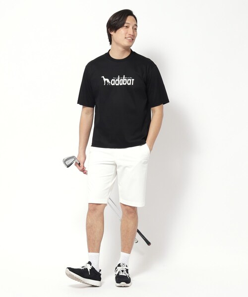 adabat（アダバット）の「接触冷感 アイスクリアコットンTシャツ（Tシャツ/カットソー・メンズ・ブラック/ホワイト/カーキ系6・46/50/48）」の12枚目の写真