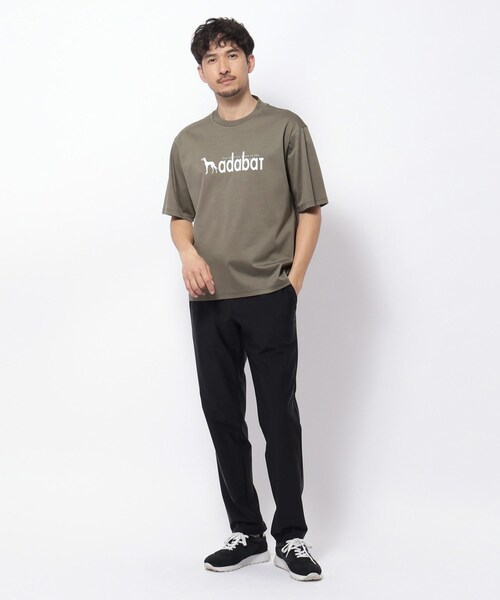 adabat（アダバット）の「接触冷感 アイスクリアコットンTシャツ（Tシャツ/カットソー・メンズ・ブラック/ホワイト/カーキ系6・46/50/48）」の15枚目の写真