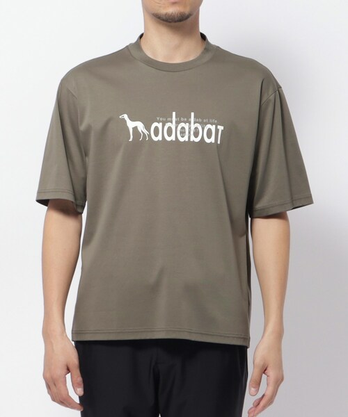 adabat（アダバット）の「接触冷感 アイスクリアコットンTシャツ（Tシャツ/カットソー・メンズ・ブラック/ホワイト/カーキ系6・46/50/48）」の18枚目の写真