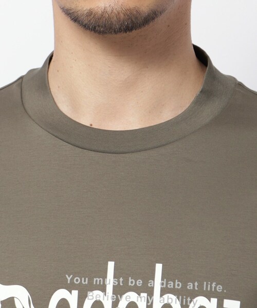 adabat（アダバット）の「接触冷感 アイスクリアコットンTシャツ（Tシャツ/カットソー・メンズ・ブラック/ホワイト/カーキ系6・46/50/48）」の21枚目の写真